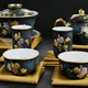Platinum Morikin Budouzu Aochibumon Teaset