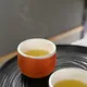 鳳山緋色煎茶碗