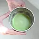 紫彩華紋茶碗