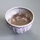 紫彩華紋茶碗