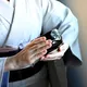 昭楽 黒楽弘入写 寿賀