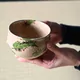 茶碗 灰釉 柊絵