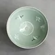 青磁雲鶴紋平茶碗