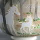 茶碗　森の親子馬