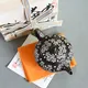Shun'en Black Marugata Inlay Sakurabori Ushirode Kyusu