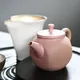 Jinshu Pink Arashi Shibori Kyusu