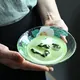 Glass Hira Chawan Giyaman Natsutsubaki