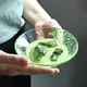 Glass Hira Chawan Giyaman Chikurin