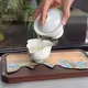 Chinese Tea Tray Wavy