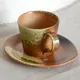 Koshigaraki Coffee Cup & Saucer