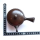 Gyokkou Brown Hiramaru Kushime Small Kyusu 