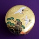 金箔中棗　蓬莱山蒔絵