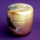 金箔中棗　蓬莱山蒔絵