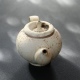 錆白泥果実茶壺