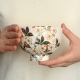 茶碗白釉桜