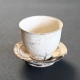 錆白泥茶杯&豆皿