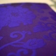 牡丹唐草座布団 紫